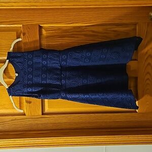 Navy dress. Size Large